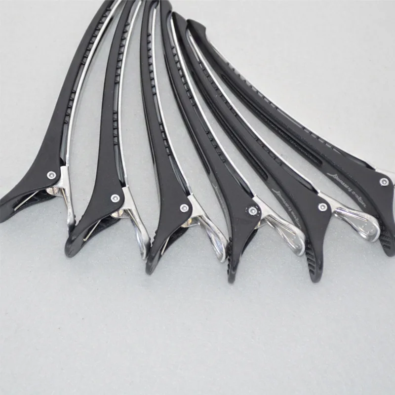 6Pcs Alligator Hair Clips Hairdressing Clamps Claws Section Clips Barber Crocodile Hairpin Salon Styling Tools Hair Accessories