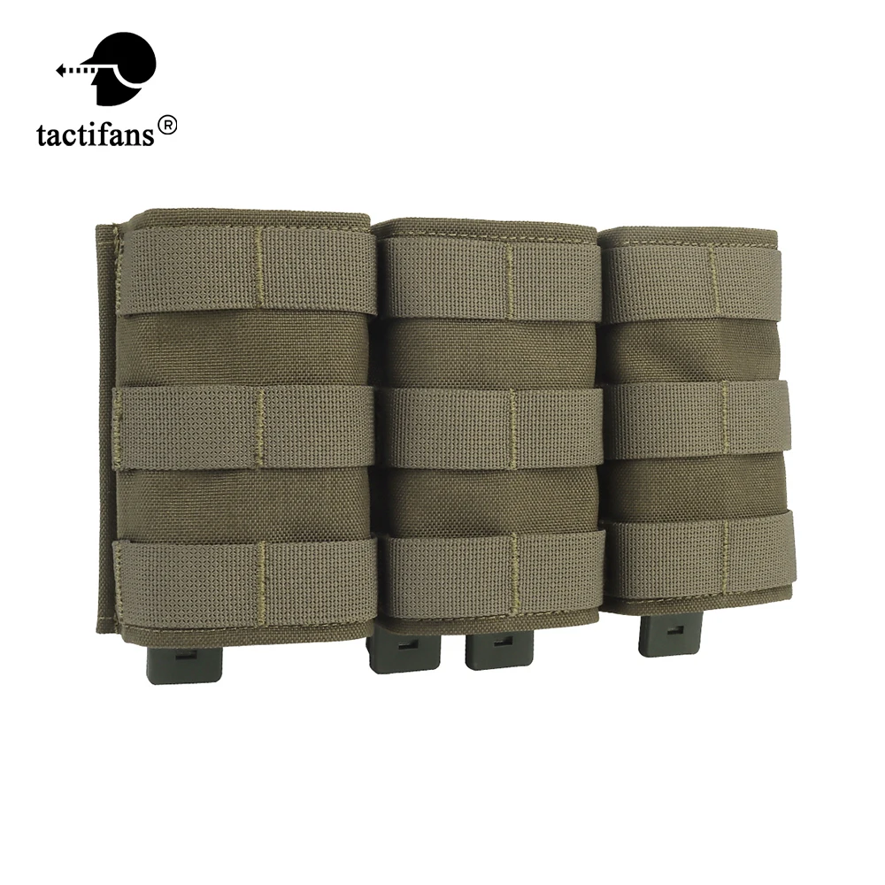 5.56 7.62 Triple Magazine Pouch Front Flap MAG Retention Inserts Malice Clip For LV119 FSCK AVS FCPC Tactical Vest