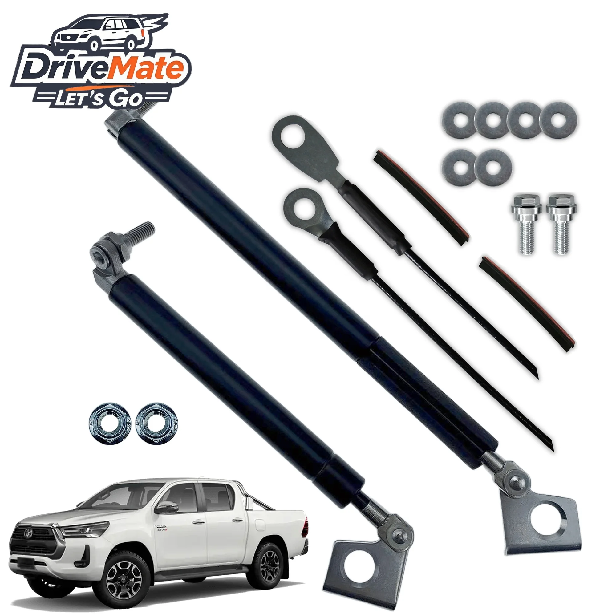 

For Fit to TOYUTA HILUX SR SR5 ROGUE 2021-2022 Pickup Trunk Gas Lift Support Traction Tailgate Assist