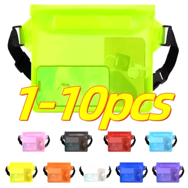 Waterproof Swimming Bag Sealing Drift Diving Waist Pack Skiing Underwater Phone Case Cover Dry Shoulder Bag For Beach Boat Sport