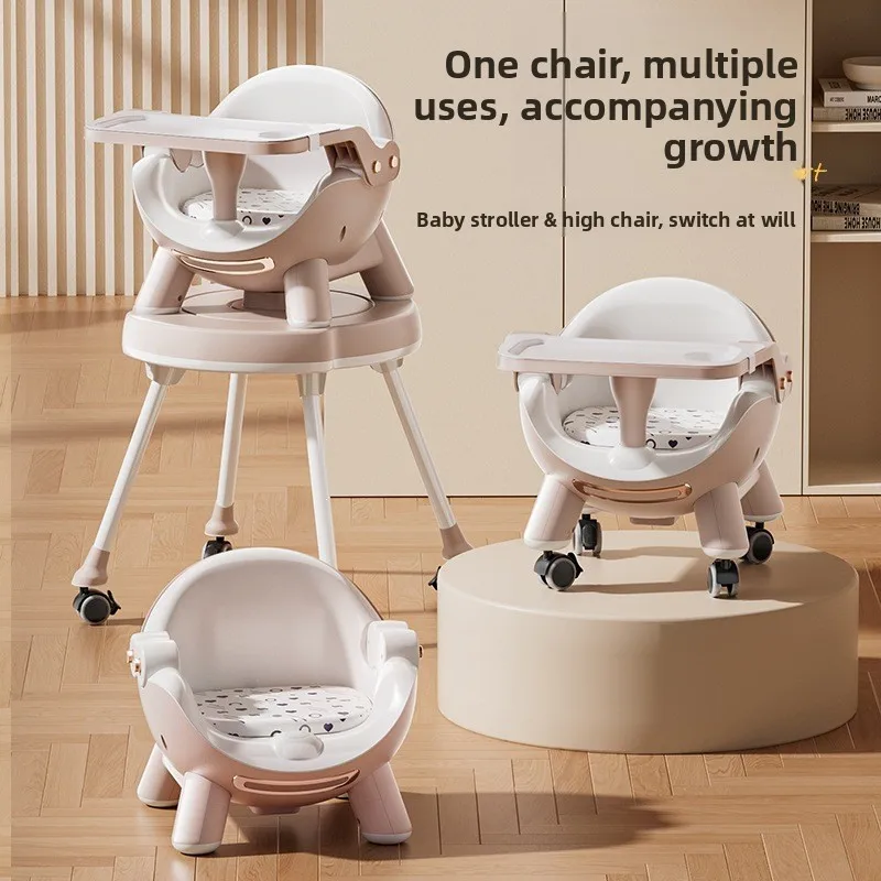 Babyfond Multifunctional Adjustable Baby Dining Chair, Portable Children's Dining Table Stool for Home Use