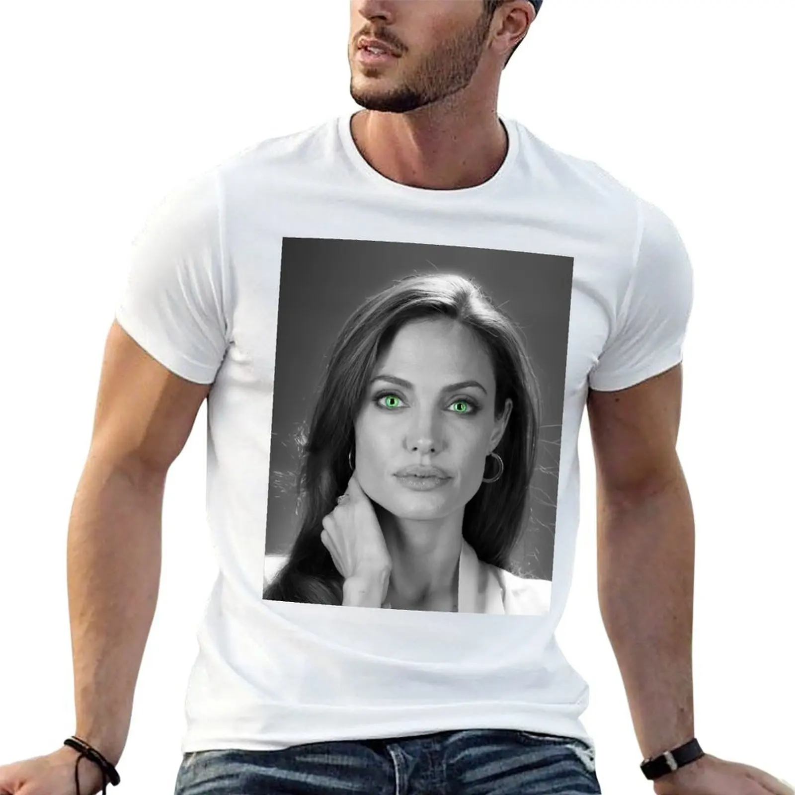 Футболка Mrs. Jolie, повседневная футболка больших размеров