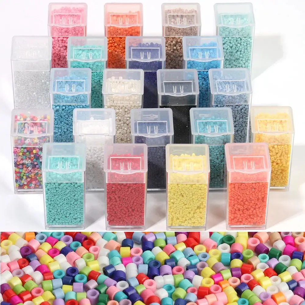 1000/3000pcs/box 2mm Colorful Japanese Glass Seed Beads Loose Spacer Beads for Jewelry Making DIY Handmade Bracelet Accessories