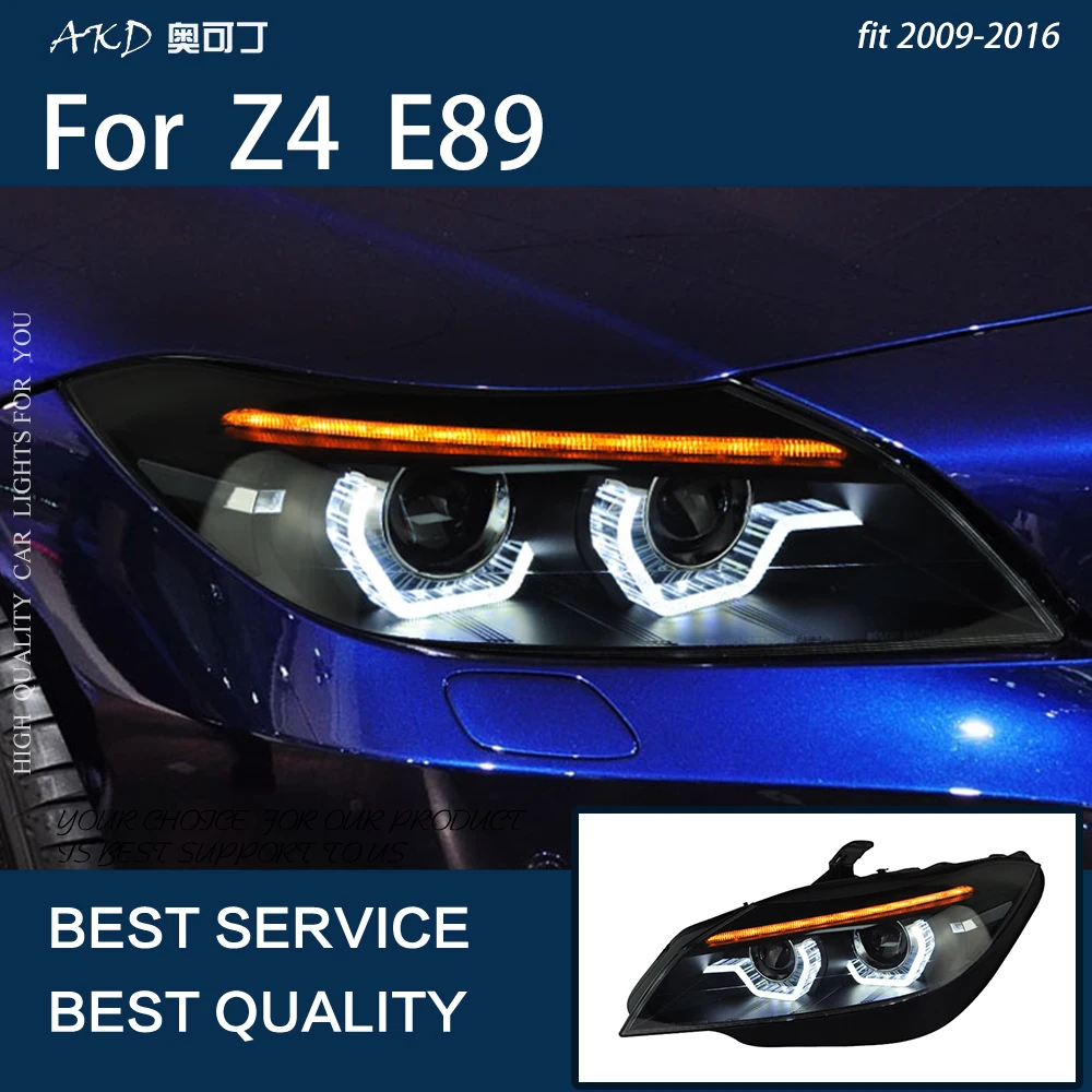 

Car Lights For Z4 2009-2016 E89 LED Auto Headlight Assembly Upgrade Bicofal Lens Dynamic Signal Lamp Tool Accessories