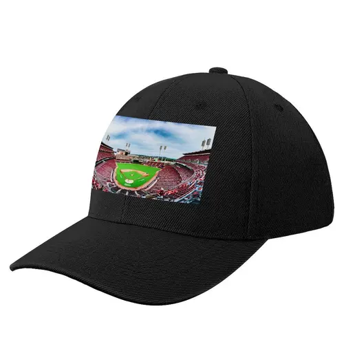 그레이트 아메리칸 볼 파크 신시내티 오하이오 레즈, MLB 야구 모자, 블랙 스냅 백 모자, 남녀공용 