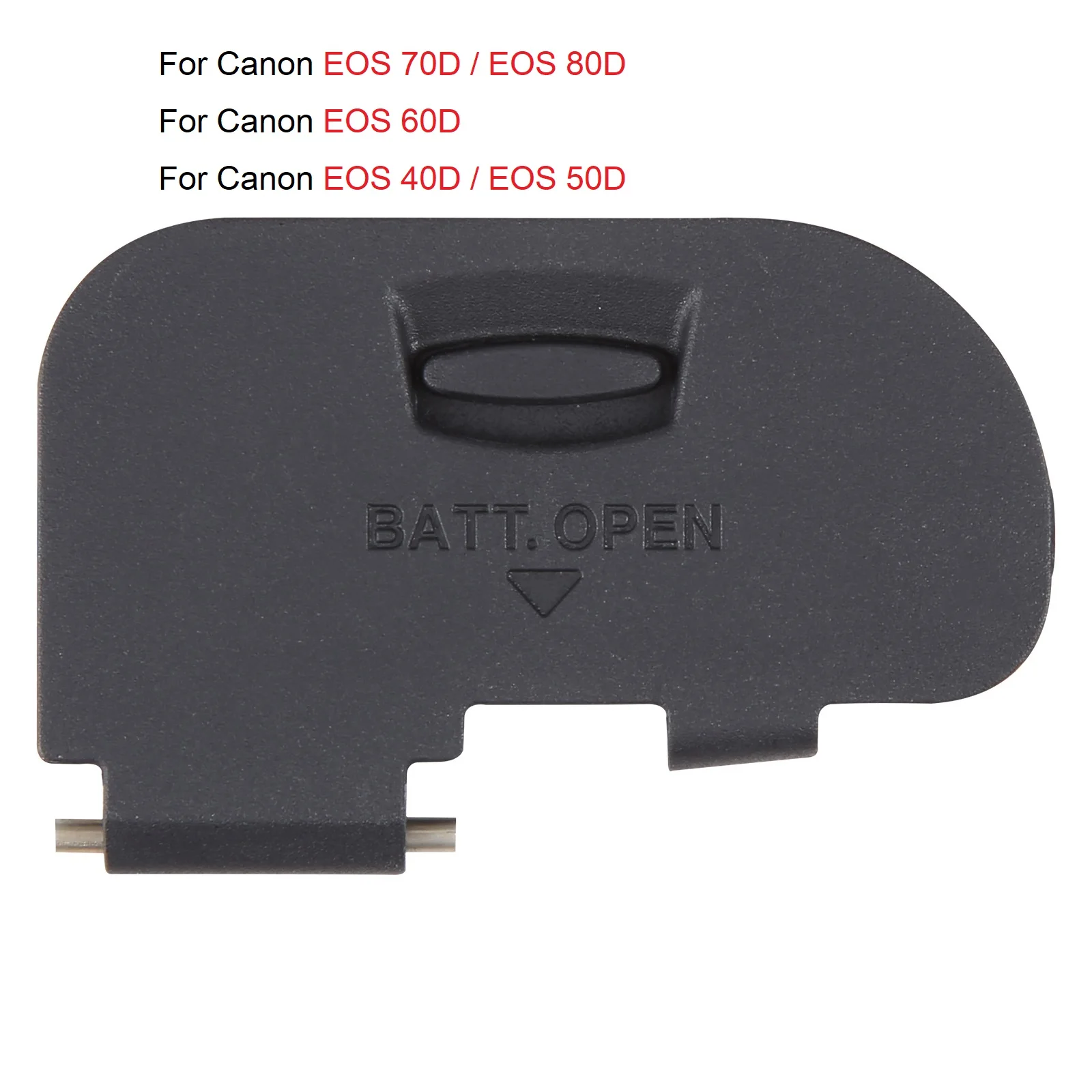 Battery Compartment Cover For Canon EOS 40D/EOS 50D/EOS 60D/70D/EOS 80D Repair Battery Door Cover Accessories
