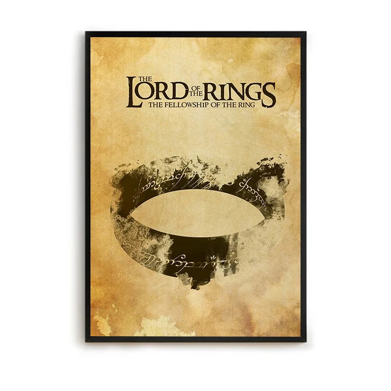 

Room Decor L-Lord Of The Rings Movie Poster Wall Decoration Poster Painting on Canvas Wall Art Home Decorations Posters Pictures