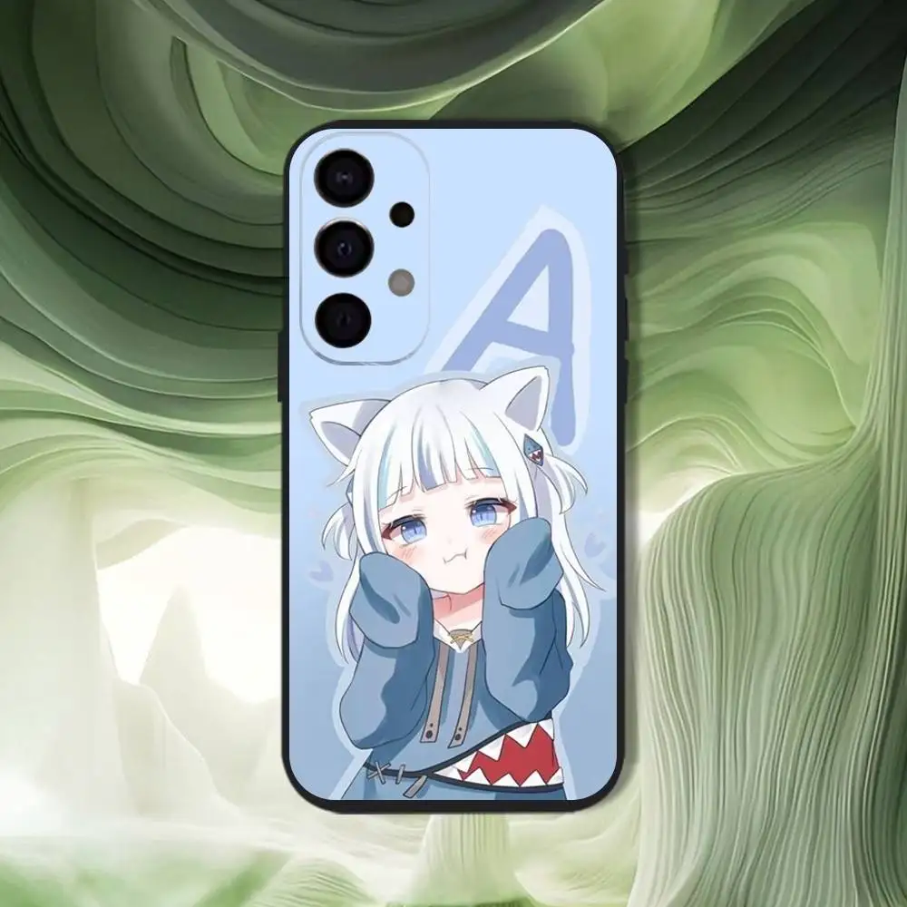 เคสโทรศัพท์ Holive Gawr Gura สำหรับ Samsung S25,S24,S21,S22,S23,S30,Ultra,S20,Plus,Fe,Lite,5G สีดำ