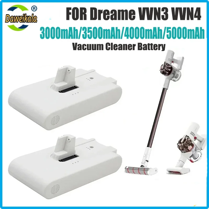 

25,2 В 5000 мАч для Xiaomi Mijia Vacuum Cleane VVN3 VVN4 Dreame пылесос литиевая батарея