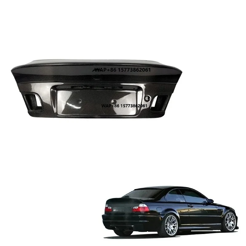 

Auto Modification Parts Trunk Lid Carbon Fiber CSL Style Trunk Lids Boot Cover for 3 Series E46 4 Door Trunk Cover