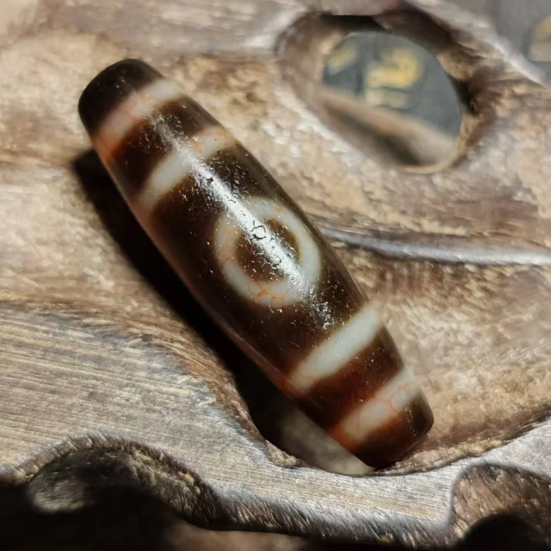 

Premium Taiwan Dragon Scale Blood Vein Essence3Eye Agate Dzi Bead Necklace PendantdiyAccessoriesDzi