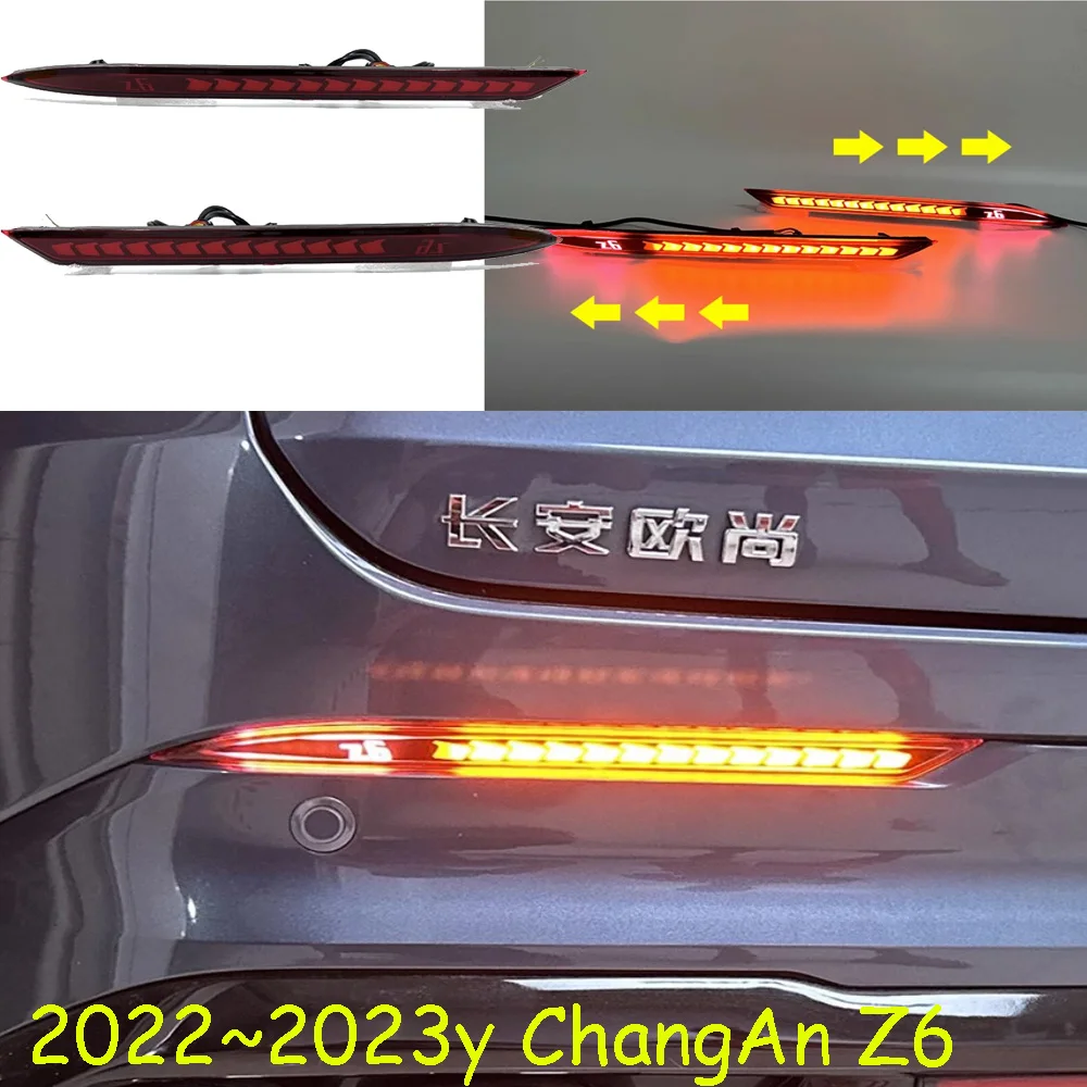 car accessories bumper tail light ChangAn Oshan Z6 Taillight LED 2022~2024y Reflector Taillamp Chang An fog lamp