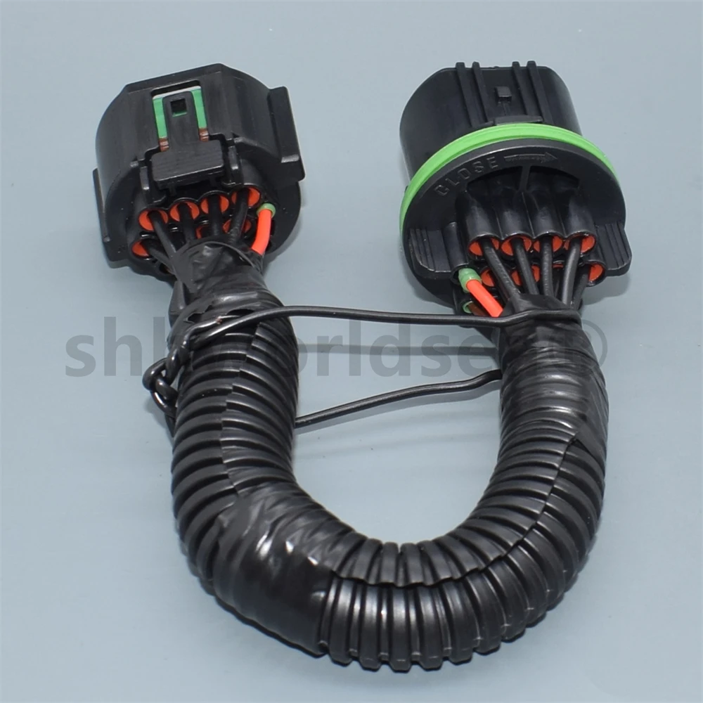 14 Pin GL301-14021 GL291-14021 Auto Headlight Waterproof Plug Adapter Car Lamp Light Connector Extension Wire Harness