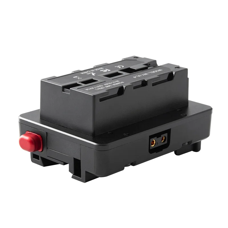 

EDT-Power Adapter Mount Plate For Mini Nano V/V Mount Battery To NP-F NP-F960 NP-F970,D-Tap For Camera/LED Z Cam E2/F6/S6/F8