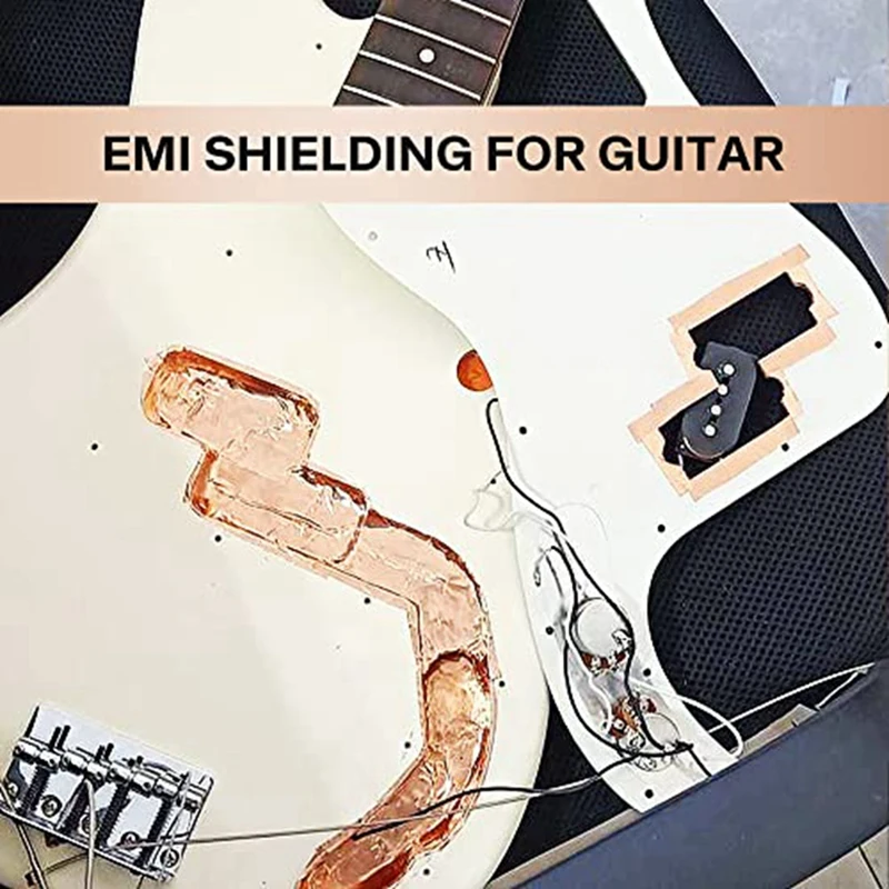 1 PCS Copper Foil Tape 1 Inches X 164 Feet For EMI & Guitar Shielding, Arts & Crafts