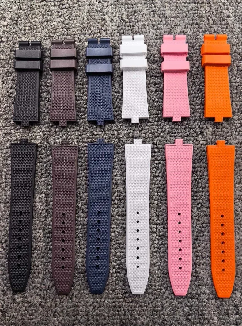 

Compatible with Vacheron Constantin VC Overseas original fluororubber strap 2300V 2305V quick release 6mm
