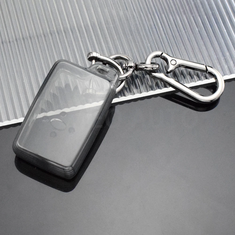 Transparent TPU 3 Buttons Car Key Cover Case For Toyota Camry Avalon Smart Remote Key Fob Jacket Wallet Holder Bag Protector