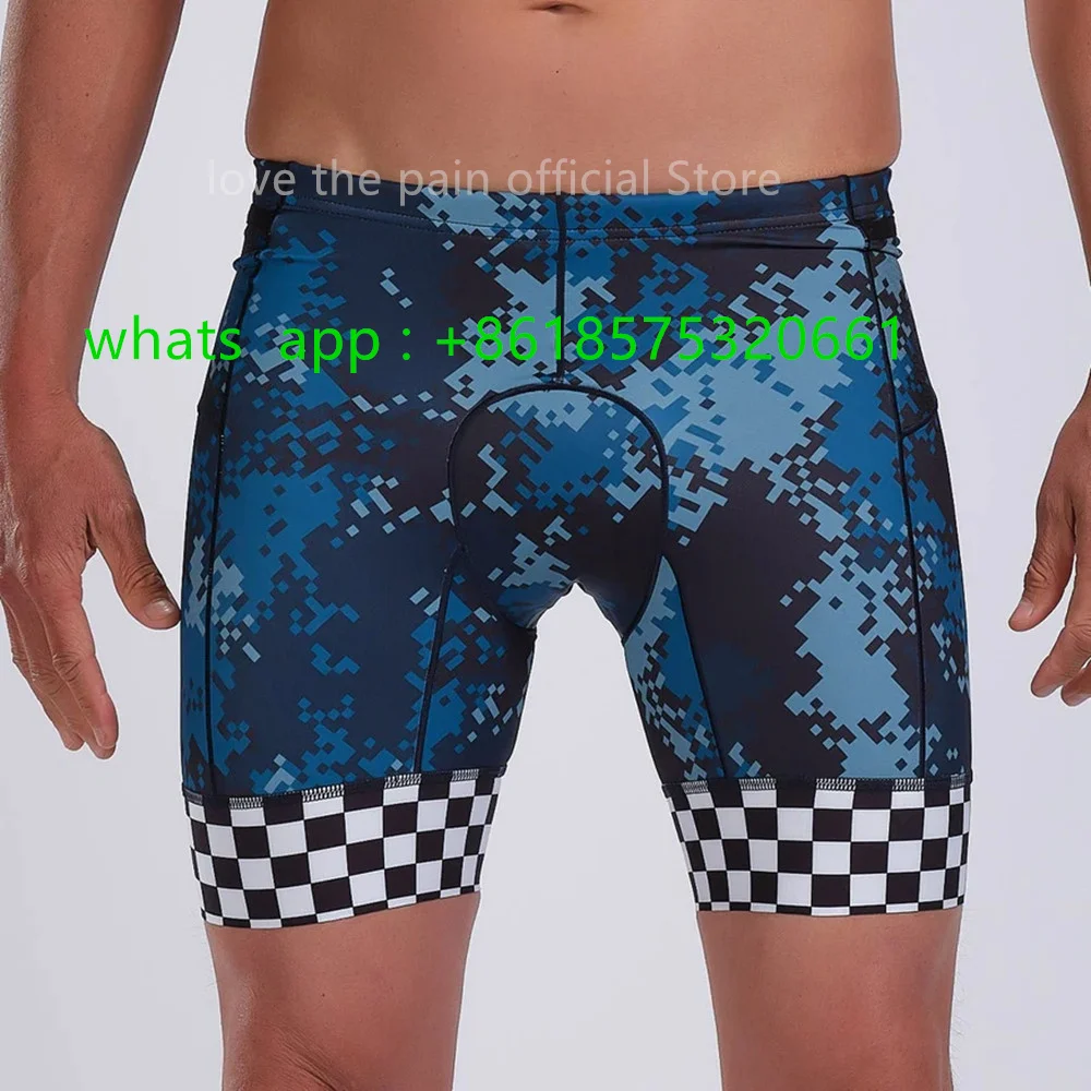 Zootekoi Men Cycling Shorts Triathlon Strapless Shorts Ropa Ciclismo Lycra Bicycle Shorts Swimming Running Shorts MTB Shorts