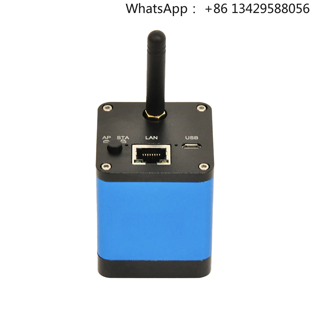 5MP Back Illuminated CMOS C Mount Industrial Microscope Camera LAN WiFi Multi Interface Output