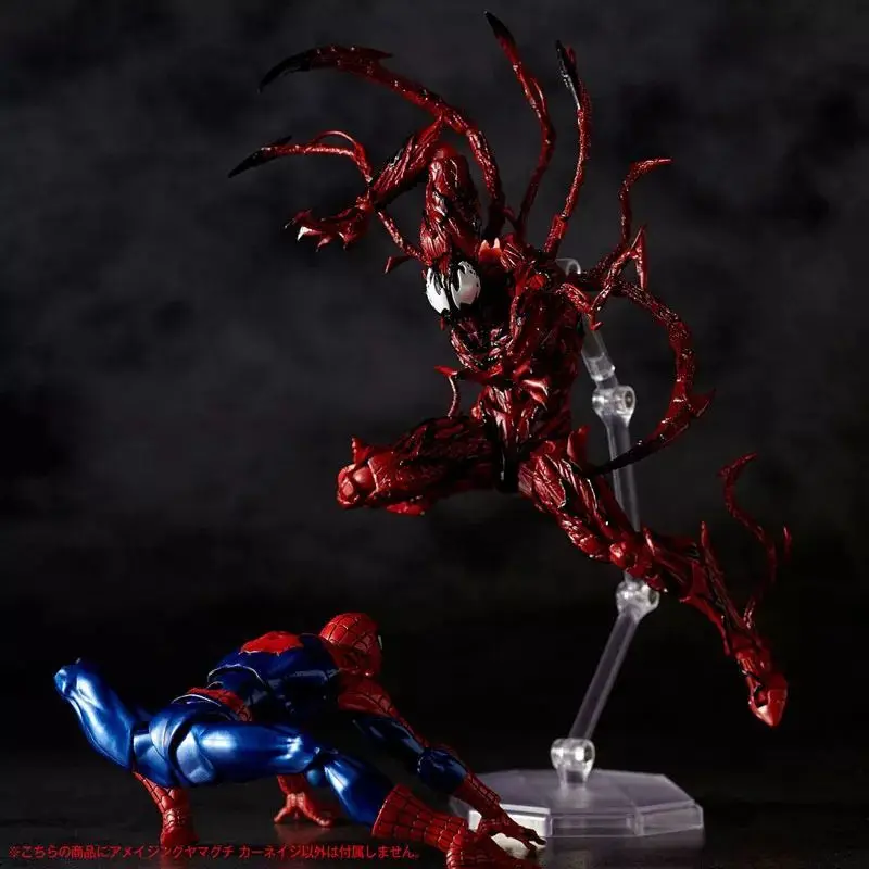 15cm Venom Carnage Spider Man legends Action Figure Articulate Joints Change Face Statue Model Joint Movable AMAZING YAMAGUCHI