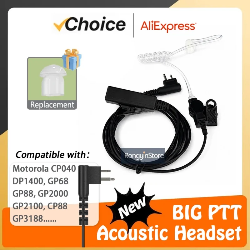 acoustic-tube-earpiece-headset-ptt-mic-noise-reduction-compatible-with-walkie-talkie-cp200-gp300-gp88-cp040-ep450-cls1413-radios