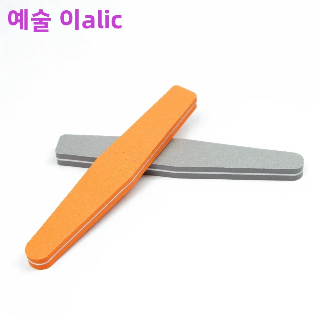 Sanding Files Buffer Block, Sandpaper for Salon Manicure, UV Gel Polisher Tool, Random Colors, 100/180, 1Pc