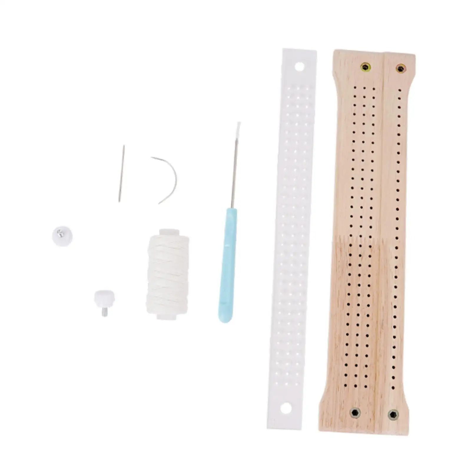 Kits de cuna para encuadernación de libros, herramienta de punzonado para encuadernación de madera con agujero portátil