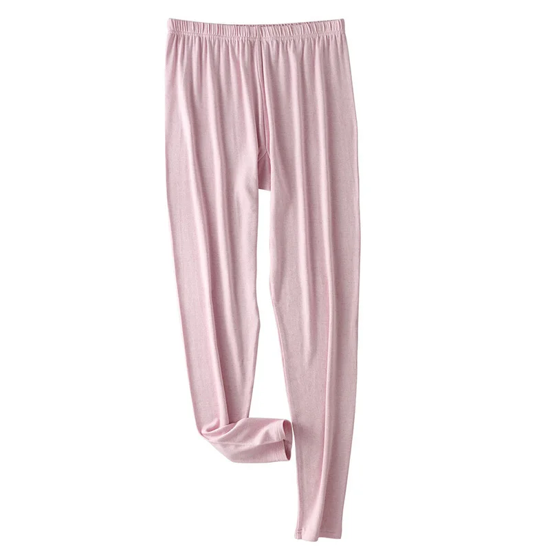 

Осенне-зимние женские термобрюки, эластичная талия, 80% шелк, 20% хлопка, удобные мягкие теплые кальсоны