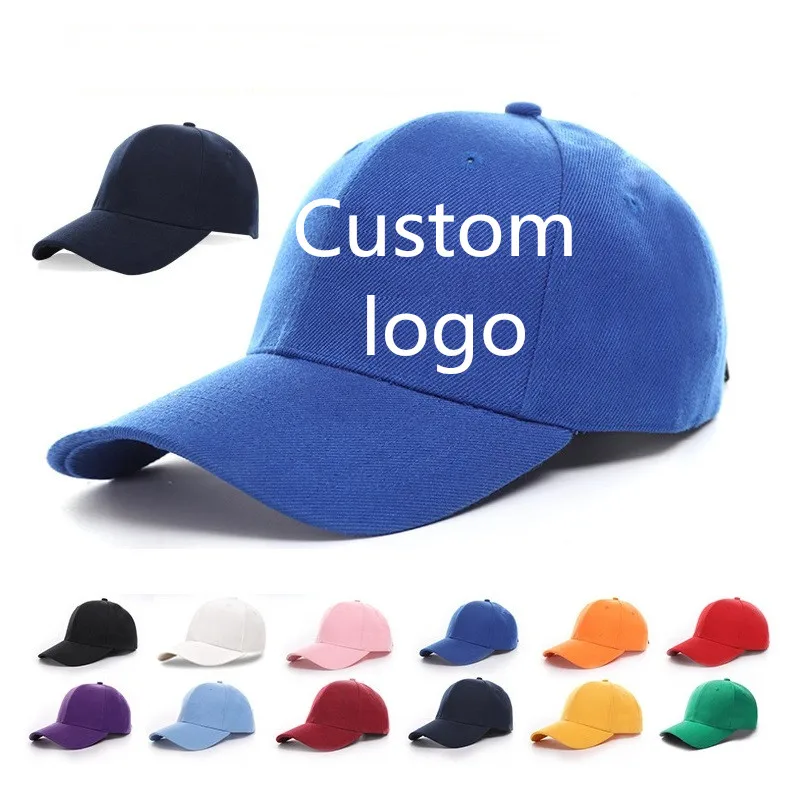 Adult causl acrylic baseball cap Custom hats New men Women's hiking fishing trucker hats Your own logo fitted adjustable caps