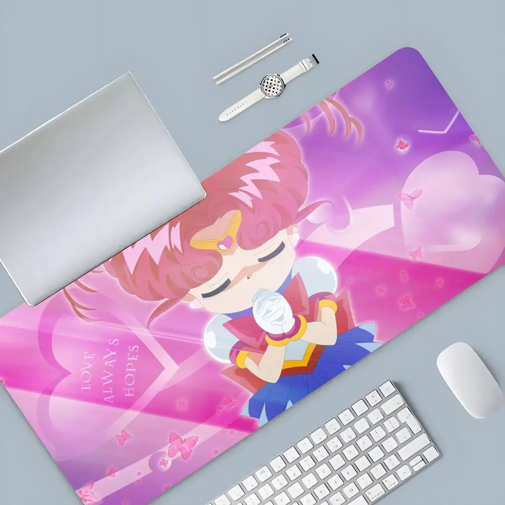 Sailor Moon Mouse Pad Cartoon Lockedge Large Gaming Pad Computer Gamer Keyboard Mouse Mat Desk Mousepad for PC Desk Pad