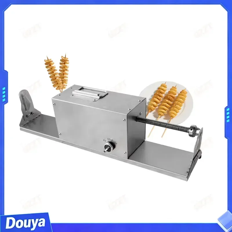 Stainless Steel Potato Tower Tornado Potato Twister Twist Hot Dog Cutter Slicer Cutting Machine Spiral Potato Cutter Machine