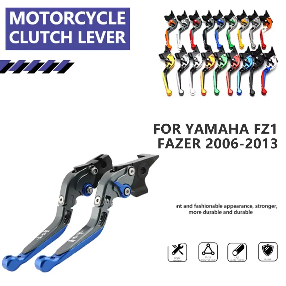 

For Yamaha FZ1 FAZER 2006 2007 2008 2009 2010 2011 2012 2013 Folding Motorcycle Brake Clutch Levers Extendable Short Handles Set