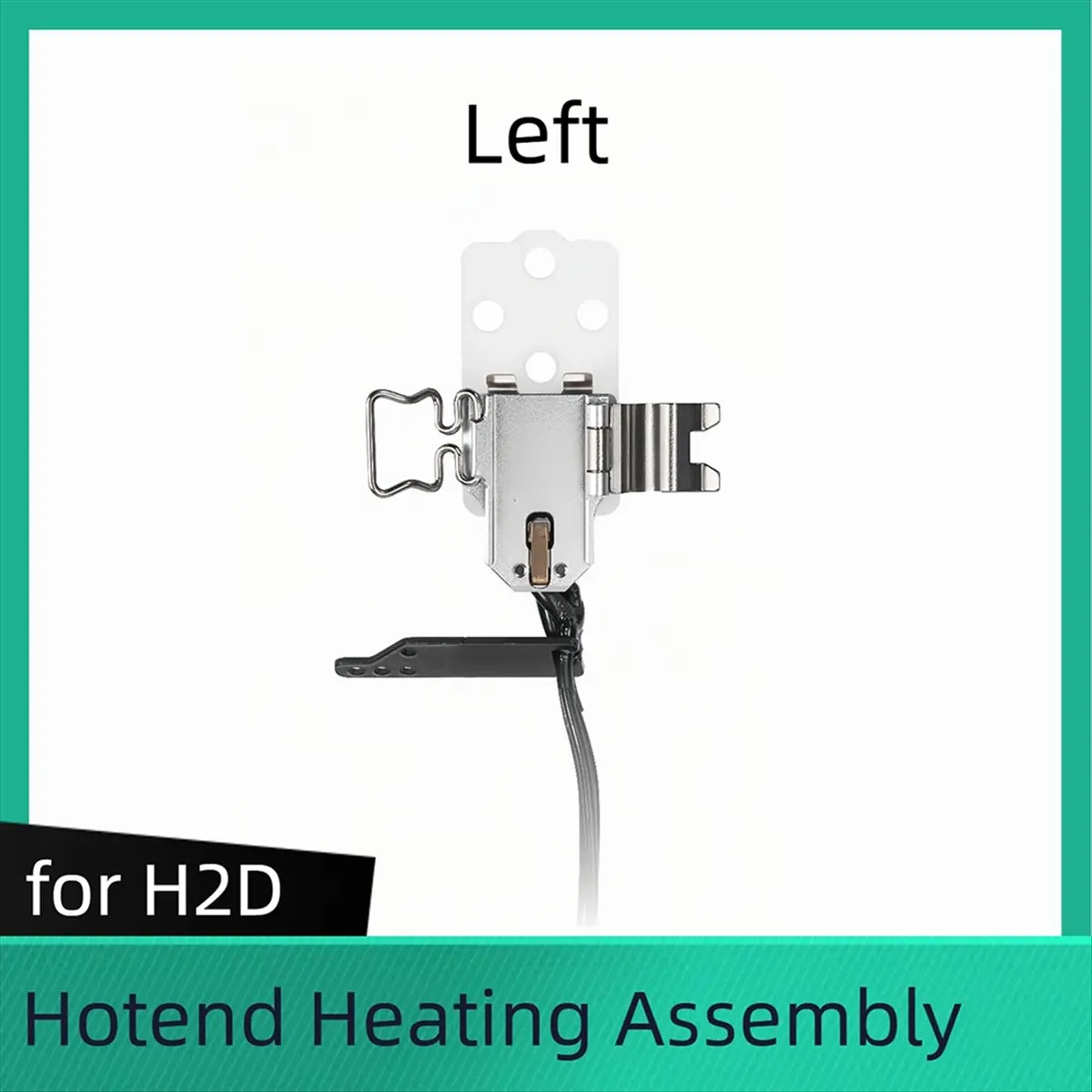 [A23G] Hotend Heating Assembly for Bambu H2D Extruder Heating Assembly Printe Parts for H2D Laser 3D Printer Accessories Left