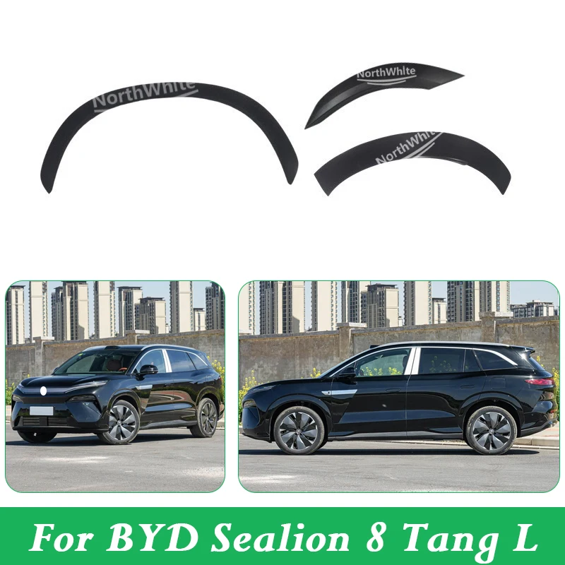 Front Rear Wheel Arch Trim Fender For BYD Sealion 8 Tang L Decorative Strip Wheel Fender Wheel Arch Tire Trim Strip Door Guard