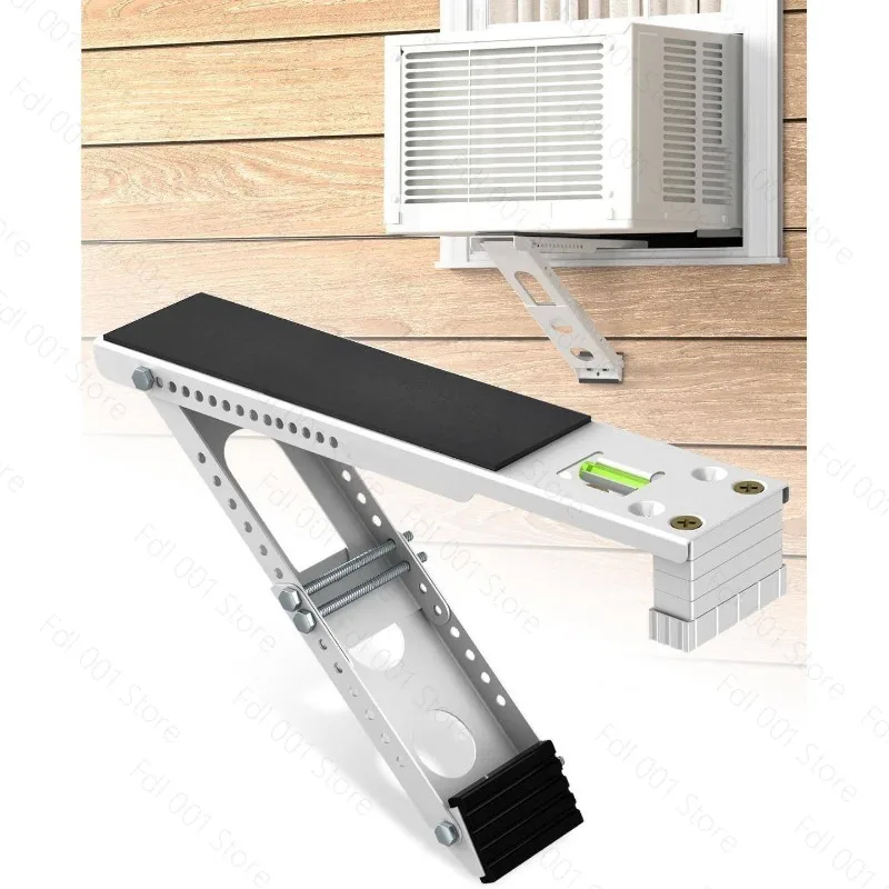 Heavy Duty Foldable AC Bracket - Universal Wall Mount for Window Air Conditioner, Max Load 200kg