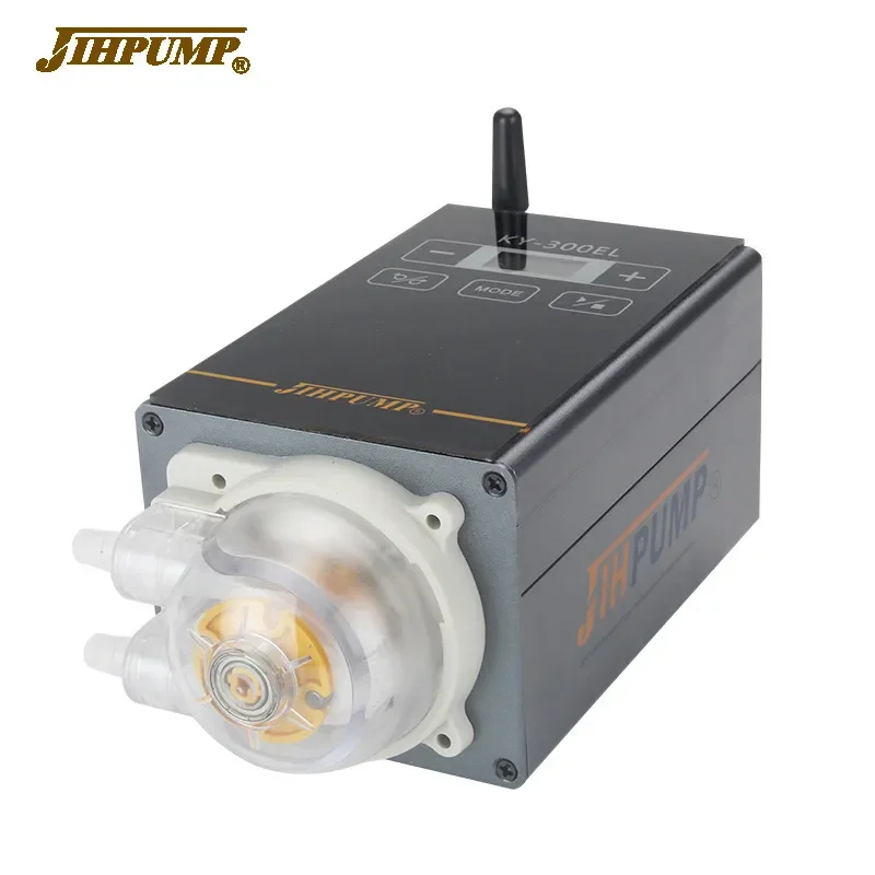 JIHPUMP KY-300EL 110V 220v Stepper Motor Liquid Dosing High Precision Peristaltic Pump 12V 24V