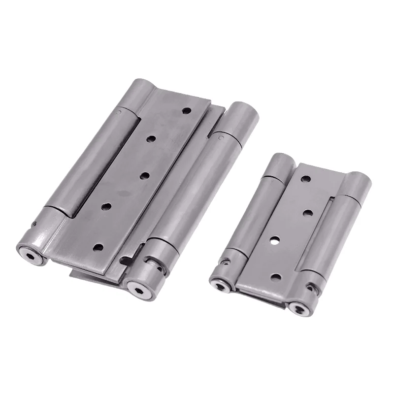 Double opening spring hinge automatic closing bar table free front and rear sliding door folding