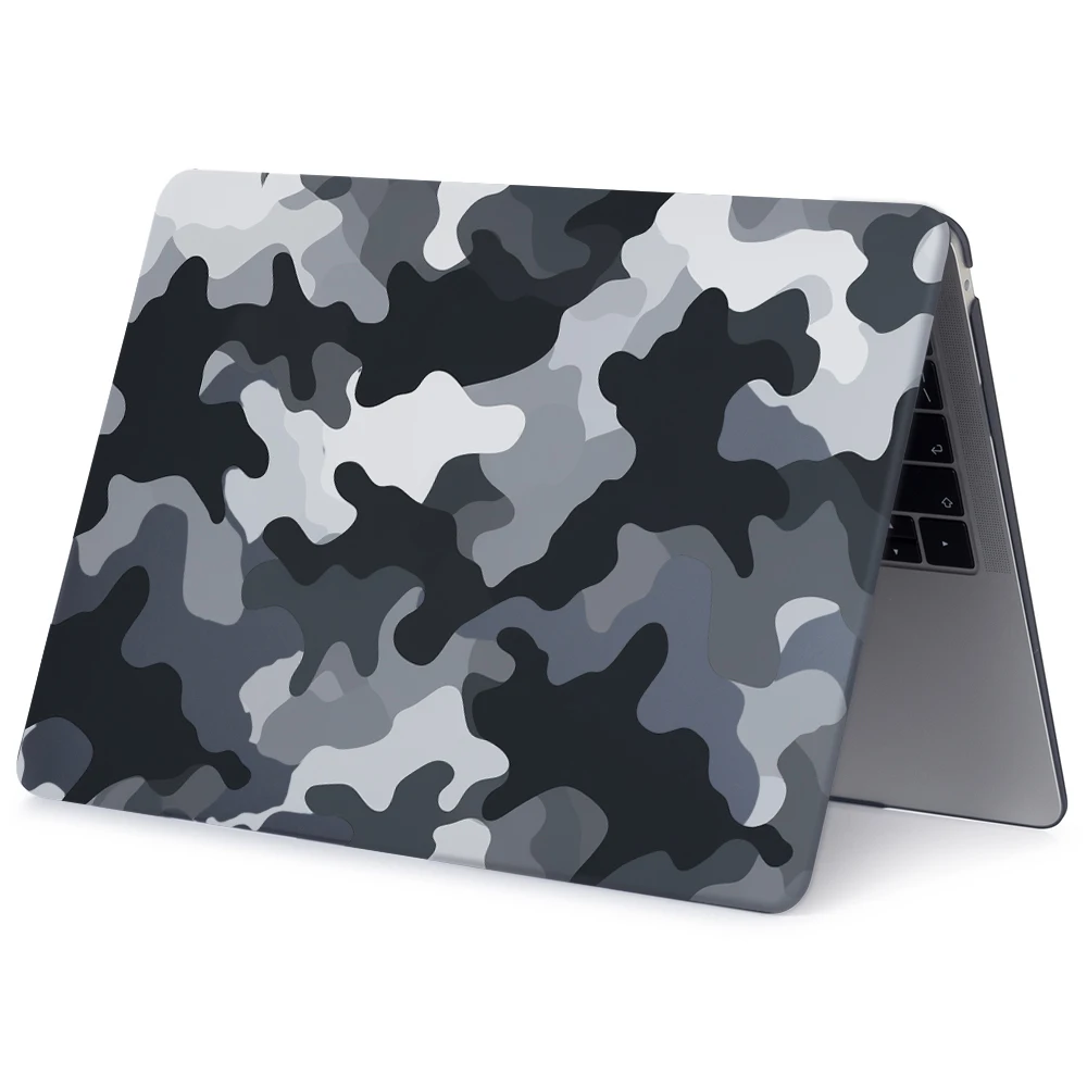 Camouflage Laptop Case for MacBook Air M4 13 Case 2025 Model A3240 13.6-Inch A3113 A2681 Funda for MacBook Pro 13 14 16 M1 M2