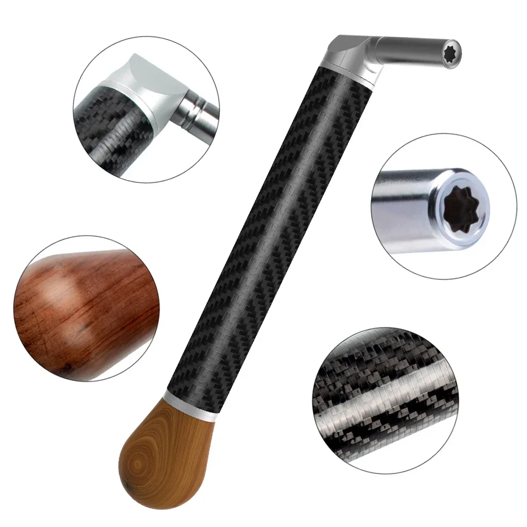 High Wooden End Piano Professional Tuning Tuning Repair Tool Carbon Fiber Wrench 10 Degree Angle Tip Size 3/2/1 You Chose