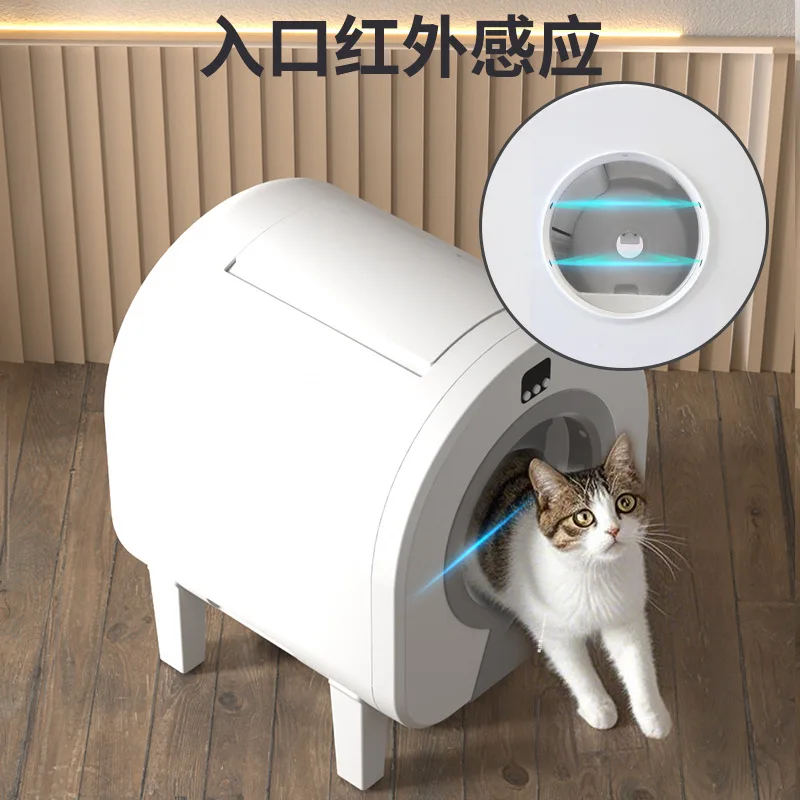 Caja de arena inteligente autolimpiable para gatos grandes sin olores - imagen 3