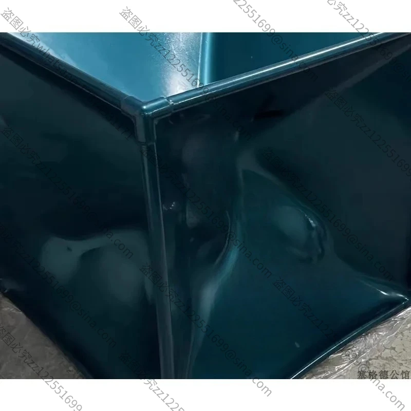 Suitable for Latex Vacuum Cabinet, Bold Frame, Metal Peacock Blue, Sense of Restraint MAX
