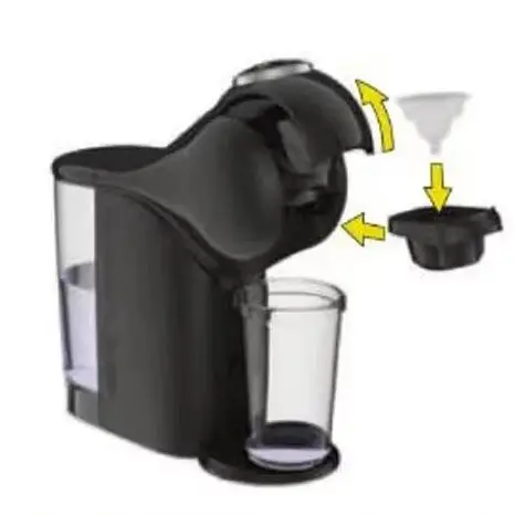 Coffee Machine Parts Descaler Adapter For Dolce Gusto Coffee Maker Cleaner Cleaning Tools
