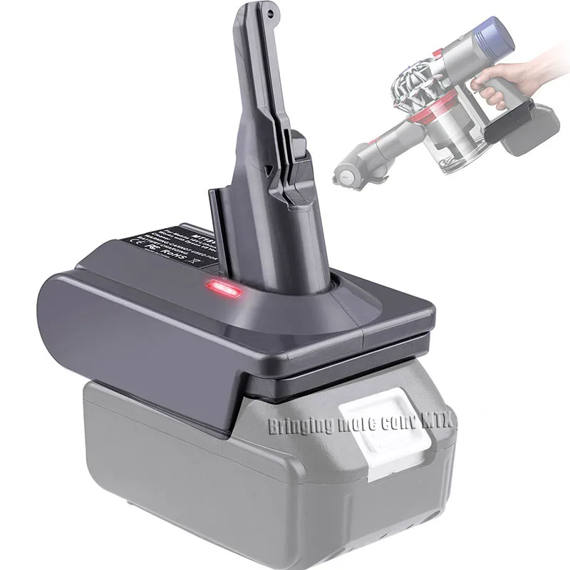 Adapter for Makita 18V Lithium Battery BL1850 BL1815 BL1830 Convert To for Dyson V6 V7 V8 Battery for Dyson Cordless Vacuum Use