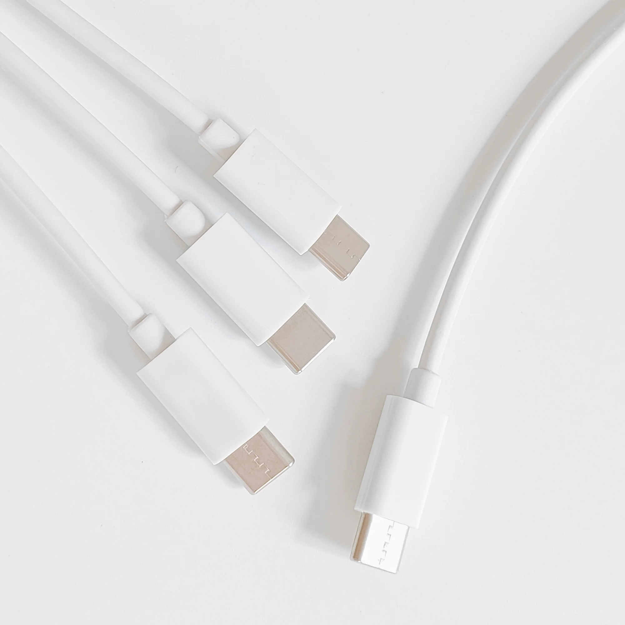 1 متر نوع c إلى 3 USB-C كبل شحن الطاقة 3 الهواتف مع منافذ نوع c في وقت واحد 3 في 1
