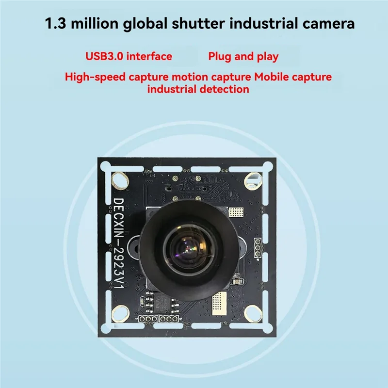 

ABUO-USB3.0 Global Shutter Camera 1.3MP ° Industrial Camera Module 400 Frames Driver-Free For WINXP/7 8 10 LINUX Android