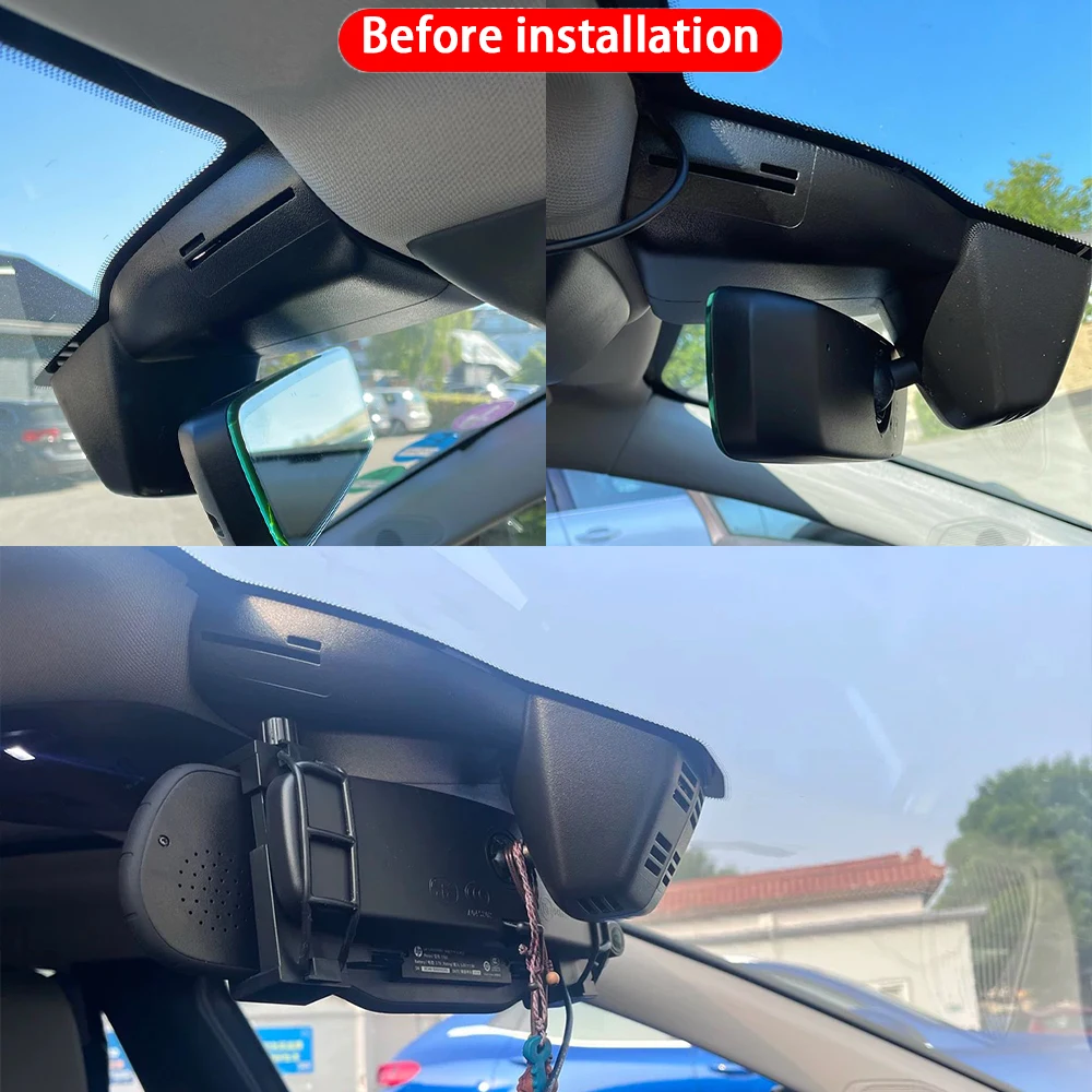 for Citroen C5 X Peugeot 408 P54 2021 2022 2023 2024 2025 4K Dash Cam Front Rear Car Camera DVR Wifi Plug & Play Video Recorder
