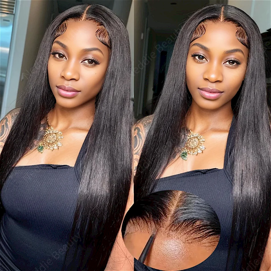 

HD Lace Frontal Wig 100% Natural Straight Choice 30 40 Inch Closure Human Hair PrePlucked Brazilian Cheap Wigs On Sale Clearance