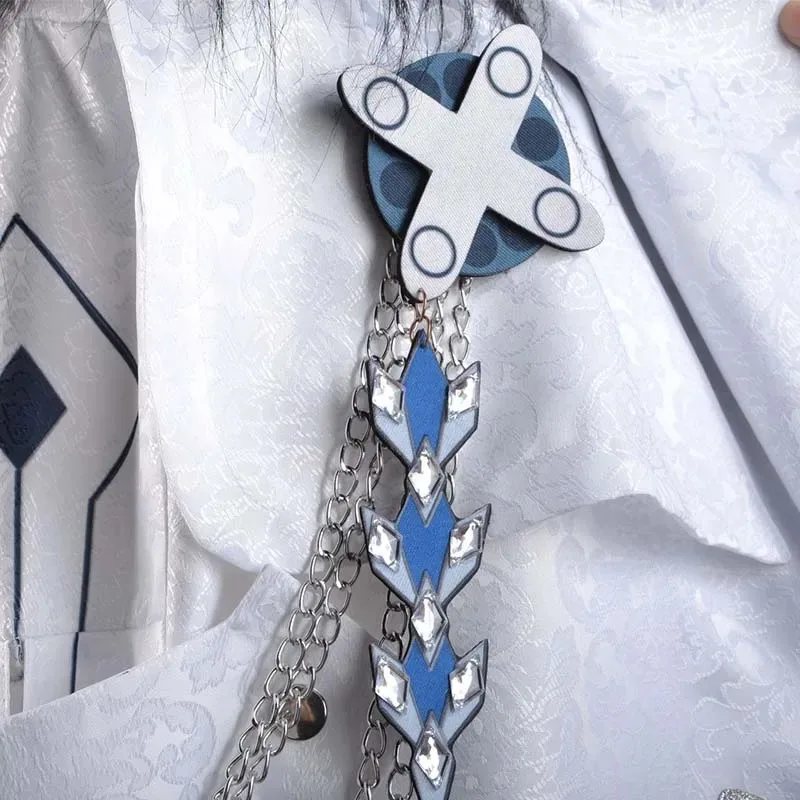 Fatui Harbinger คอสเพลย์ Harlequin เครื่องแต่งกายเสื้อคลุม Columbina เสื้อคลุม SR อะนิเมะฮาโลวีน Fatui Harbinger ชุด Columbina Coat