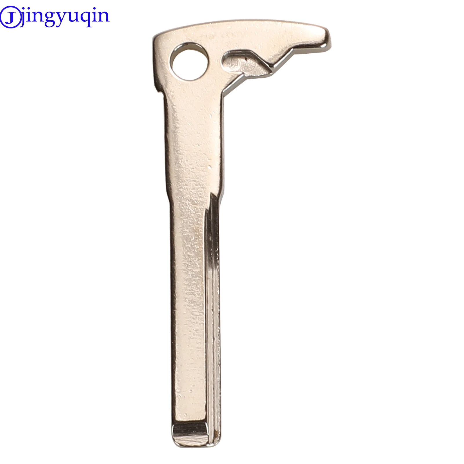 jingyuqin 1ps Remote New Arrival Smart Chrome Blank Key Replacement Uncut Blade lade Insert For Mercedes Benz uncut key blade