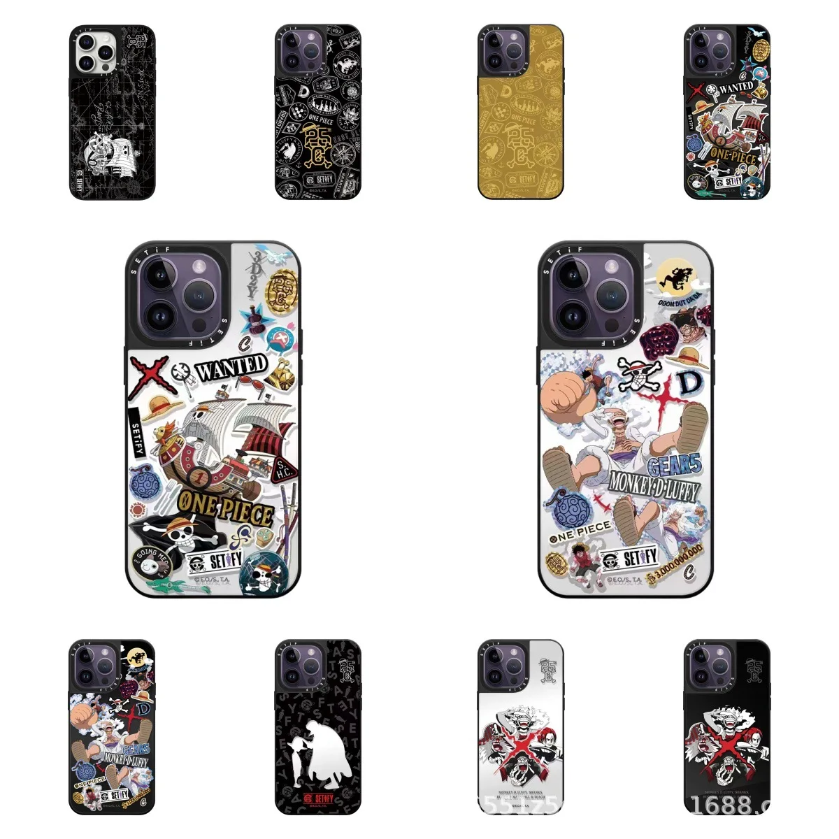 

One Piece peripheral co-branded mobile phone case 25th anniversary suitable for iPhone17Promax mobile phone protective case
